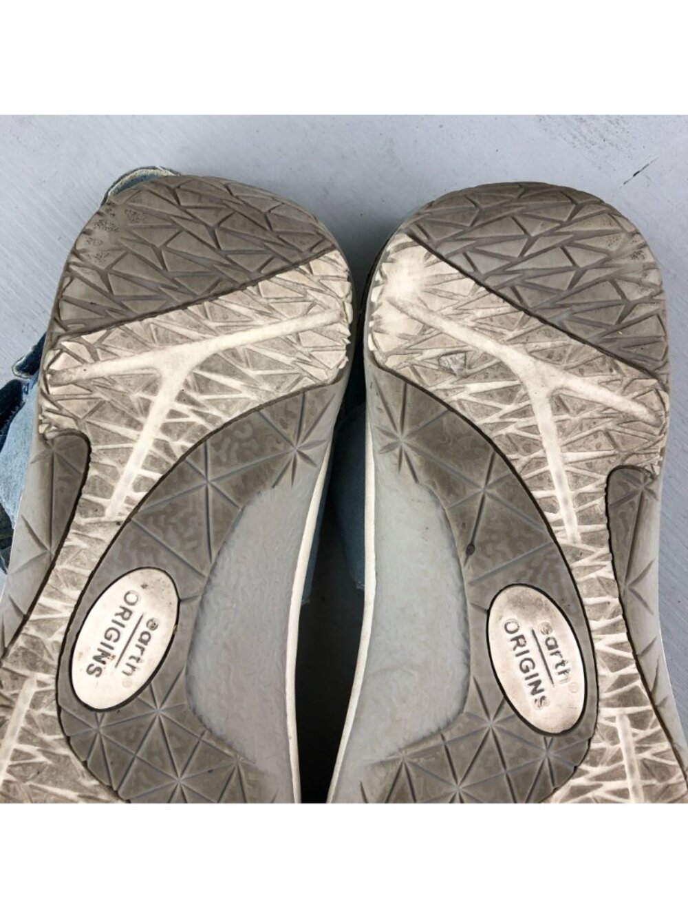 Earth Origins Women's Size 8.5M Savoy Slade Blue Suede Open Toe Sport Sandals - Picture 10 of 14